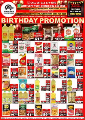 Advance Cash n Carry (valid until 26-08)