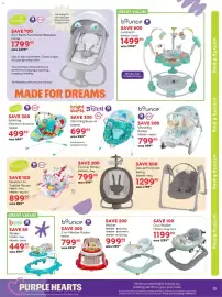BabiesRUs catalogue Page 13: Jumperoo Koala €1.499,90, Deluxe Portable Swing €1.299,90