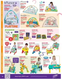 BabiesRUs catalogue Page 14: Foam Alphabet €249,90, Forest Friends Activity Play Mat €999,90