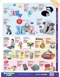 BabiesRUs catalogue Page 15: Rattle €69,90, Koala Mirror €159,90