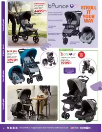 BabiesRUs catalogue Page 4: Diamond Travel System €3.299,90, Boni 3 Wheel Travel System €1.999,90