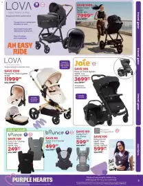 BabiesRUs catalogue Page 5: Joie Muze LX Travel System €3.699,90, Cora 3-in-1 Carrier €249,90