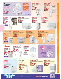 BabiesRUs catalogue Page 7: Pigeon Rapid Steam Steriliser €1.199,90, Microwave Steam Sterilizer Tommee Tippee €599,90
