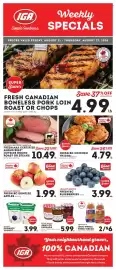 IGA flyer week 34 Page 1: Fresh bc blueberries €3,99, Fresh bc sunrise apples €1,99