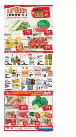 Superior Grocers weekly ad week 34 Page 1