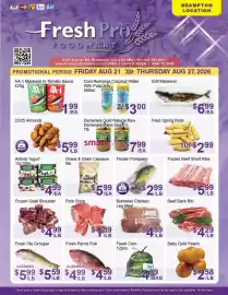 FreshPro Foodmart flyer week 34 Page 1