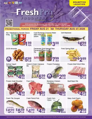 FreshPro Foodmart flyer (valid until 27-08)