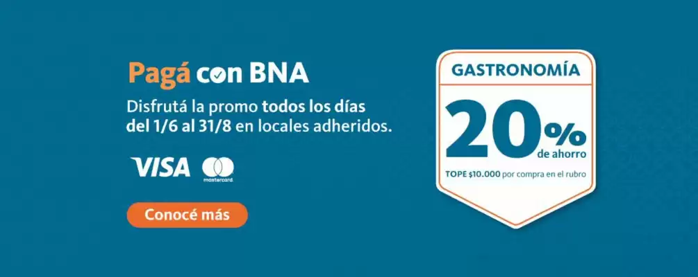 Banco Nación (válido hasta 2-09)
