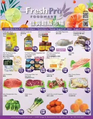 FreshPro Foodmart flyer (valid until 27-08)