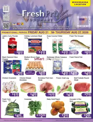 FreshPro Foodmart flyer (valid until 27-08)