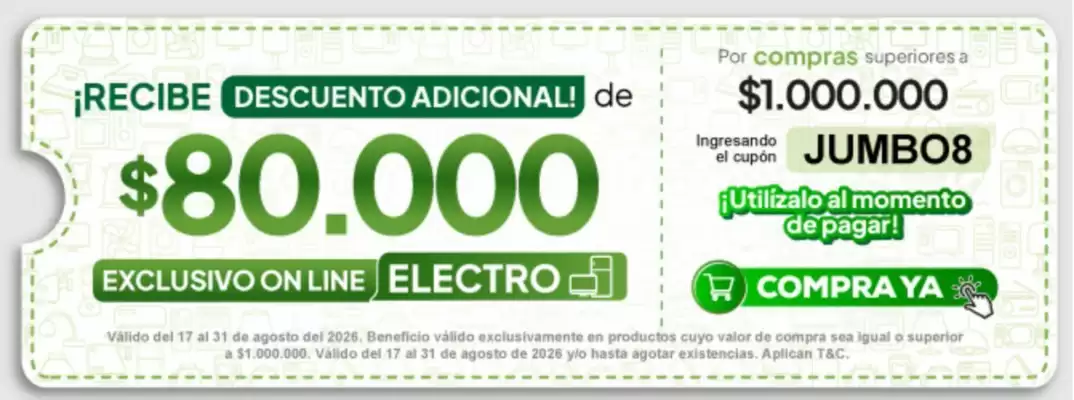 Jumbo (válido hasta 31-08)