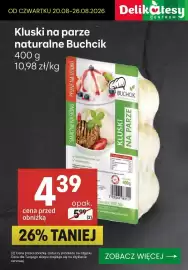 Delikatesy Centrum gazetka tydzień 34 Strona 5: Kluski na parze naturalne Buchcik €4,39