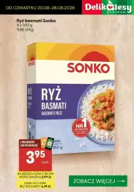 Delikatesy Centrum gazetka tydzień 34 Strona 9: Ryż basmati Sonko 4-pak €3,95