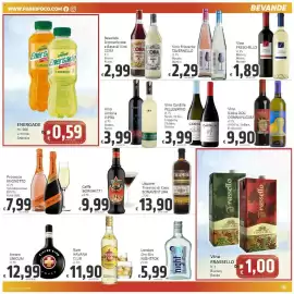 Volantino Paghi Poco Pagina 15: Prosecco Mionetto €7,99, Vino Frizzante Tavernello €2,29