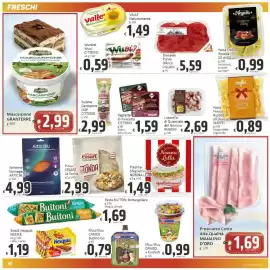 Volantino Paghi Poco Pagina 6: Pasta Fresca Rustica all’Uovo MAFFEI €0,89, Prosciutto Cotto Alta Qualità Maialino D'Oro €1,69