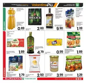 Volantino Eurospar Pagina 15: SANTHÈ SANT'ANNA CLASSICO/ ZERO ZUCCHERI LIMONE/PESCA €0,89