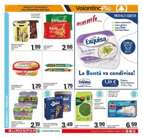 Volantino Eurospar Pagina 18: PISELLI NOVELLI FINDUS 1KG €3,99, MUU MUU CAMEO €2,19