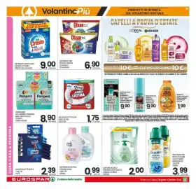 Volantino Eurospar Pagina 19: RASOI GILLETTE BLUE II €2,39, GARNIER Ultra Dolce €1,99