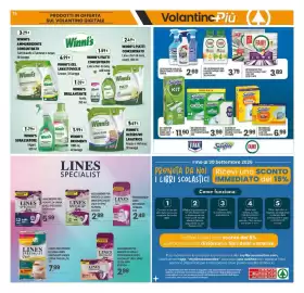 Volantino Eurospar Pagina 24: PROTEGGISLP LINES SPECIALIST NORMAL X22 €2,49, WINNI'S PAVIMENTI €1,99
