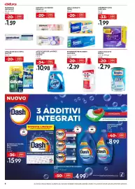 Volantino Bennet Pagina 4: Detergente per pavimenti Amuchina €2,39, Anticalcare per lavatrice in gel 4in1 Calgon €10,98