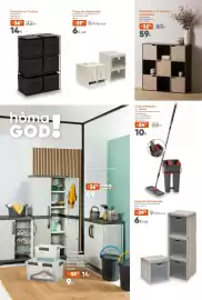 Folheto Hôma semana 34 Página 18: Cajas de almacenaje €6,00, Cubo mecánico c/ mopa €10,00