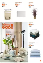 Folheto Hôma semana 34 Página 9: Almohada de espuma Aloe Vera €14,00, Planta artificial c/maceta ZYA €15,00