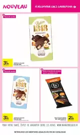 Catalogue Carrefour Market page 10: POULAIN 1848 Tablette de chocolat €3,45, NXT LEVEL Barre Crispy Protéinée €2,89