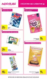Catalogue Carrefour Market page 15: Bref Gel WC €2,49, BONKERS Purr Pops €1,95