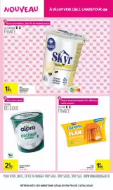 Catalogue Carrefour Market page 5: Alpro yaourt végétal €2,39, Danette Flan €1,69