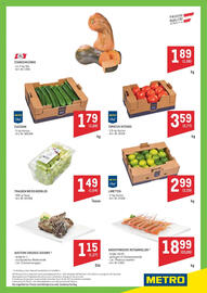 Metro Flugblatt woche 35 Seite 2: METRO Chef ZUCCHINI €1,79, TRAUBEN WEISS KERNLOS €1,49