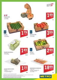 Metro Flugblatt woche 35 Seite 2: METRO Chef ZUCCHINI €1,79, TRAUBEN WEISS KERNLOS €1,49