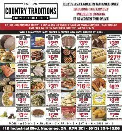 Country Traditions flyer week 34 Page 1
