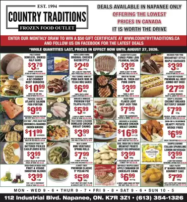 Country Traditions flyer (valid until 27-08)