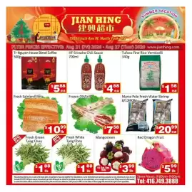 Jian Hing Supermarket flyer week 34 Page 1