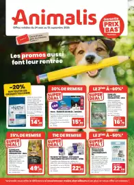 Catalogue Animalis page 1: NOVA CLEAN LITIÈRE SILICE AGGLOMÉRANTE €22,49, Felix Émincés en gelée €15,99