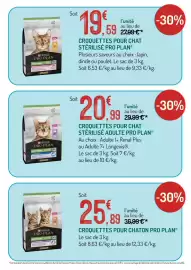 Catalogue Botanic page 6: PRO PLAN STÉRILISÉ ADULTE €20,99, PURINA PRO PLAN €25,89