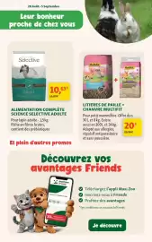 Catalogue Maxi Zoo page 3: Science selective alimentation complète €10,63, Multifit litières de paille + chanvre €20,00