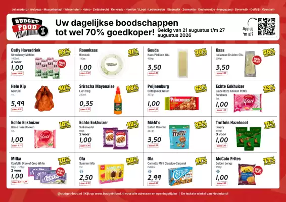 Budget Food (geldig t/m 27-08)