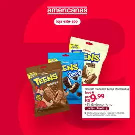 Encarte Lojas Americanas Página 4: Biscoito recheado teens marilan €9,99