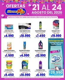 Catálogo MercaTodo Página 6: Fanz limpiapisos €6.990,00, Aromatel suavizante floral botella €12.990,00
