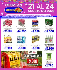 Catálogo MercaTodo Página 8: Cerveza Tres Cordilleras €14.950,00, Cerveza Budweiser €12.990,00