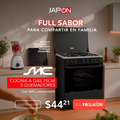 Almacenes Japón (válido hasta 25-08)