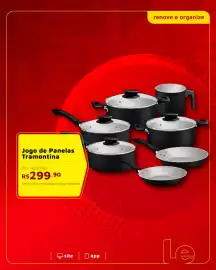 Encarte Le Biscuit semana 34 Página 3: Jogo de Panelas Tramontina €299,90