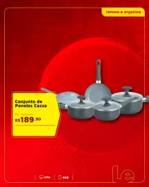 Encarte Le Biscuit semana 34 Página 5: Conjunto de Panelas Cazza €189,90