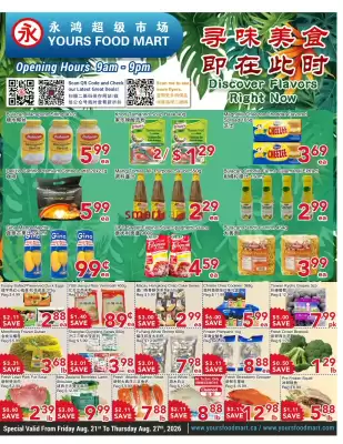 Yours Food Mart (valid until 27-08)