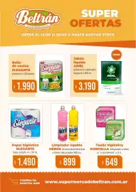 Catálogo Beltrán Supermercados Página 10: Elegante rollo de cocina €1.990,00, Elegante papel higiénico €1.490,00