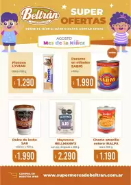 Catálogo Beltrán Supermercados Página 6: Lyvian pionono dulce €1.290,00, Sabio durazno en mitades €1.990,00