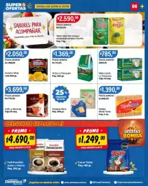 Catálogo Supermercados Damesco semana 34 Página 6: Café La Morenita €369.990,00, Silvia duraznos en mitades €205.000,00