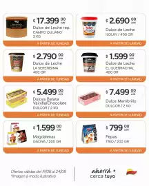 Catálogo El Milagro Mayorista semana 34 Página 10: Dulcor dulces batata vainilla/chocolate €5.499,00