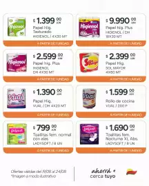 Catálogo El Milagro Mayorista semana 34 Página 4: Ladysoft toallitas fem. normal con alas €79.900,00